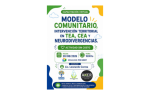 Capacitación Virtual: Modelo Comunitario e Intervención Territorial en TEA, CEA y Neurodivergencias